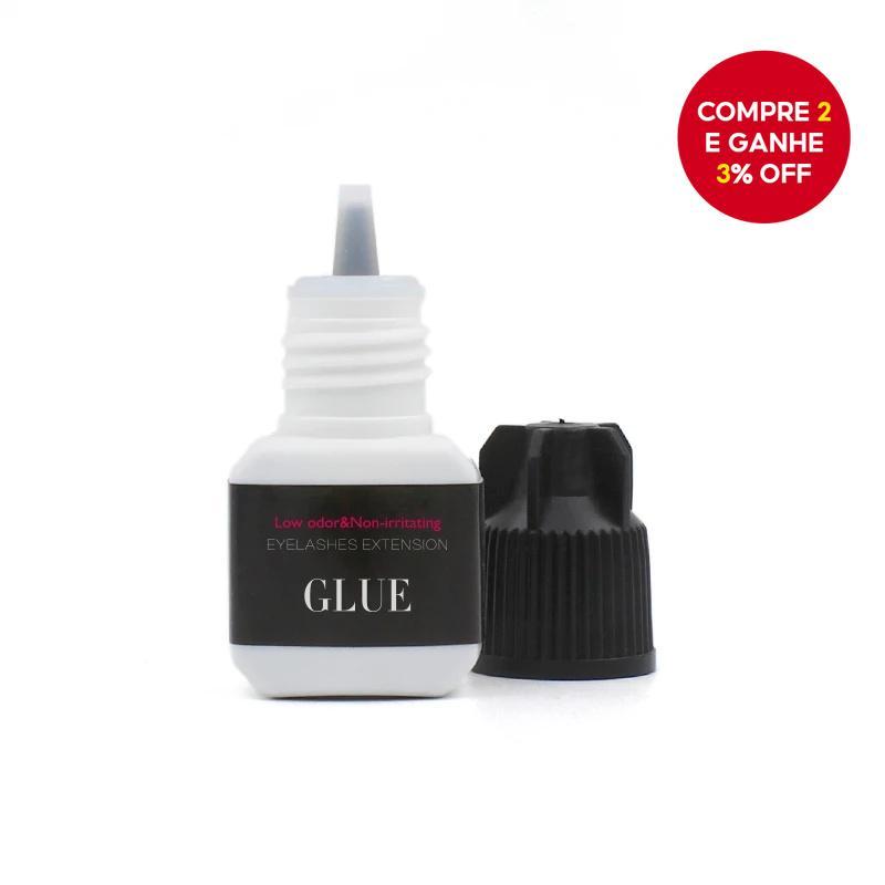 Cola para Cílios 5Ml, Cabeça Única Preta, Baixo