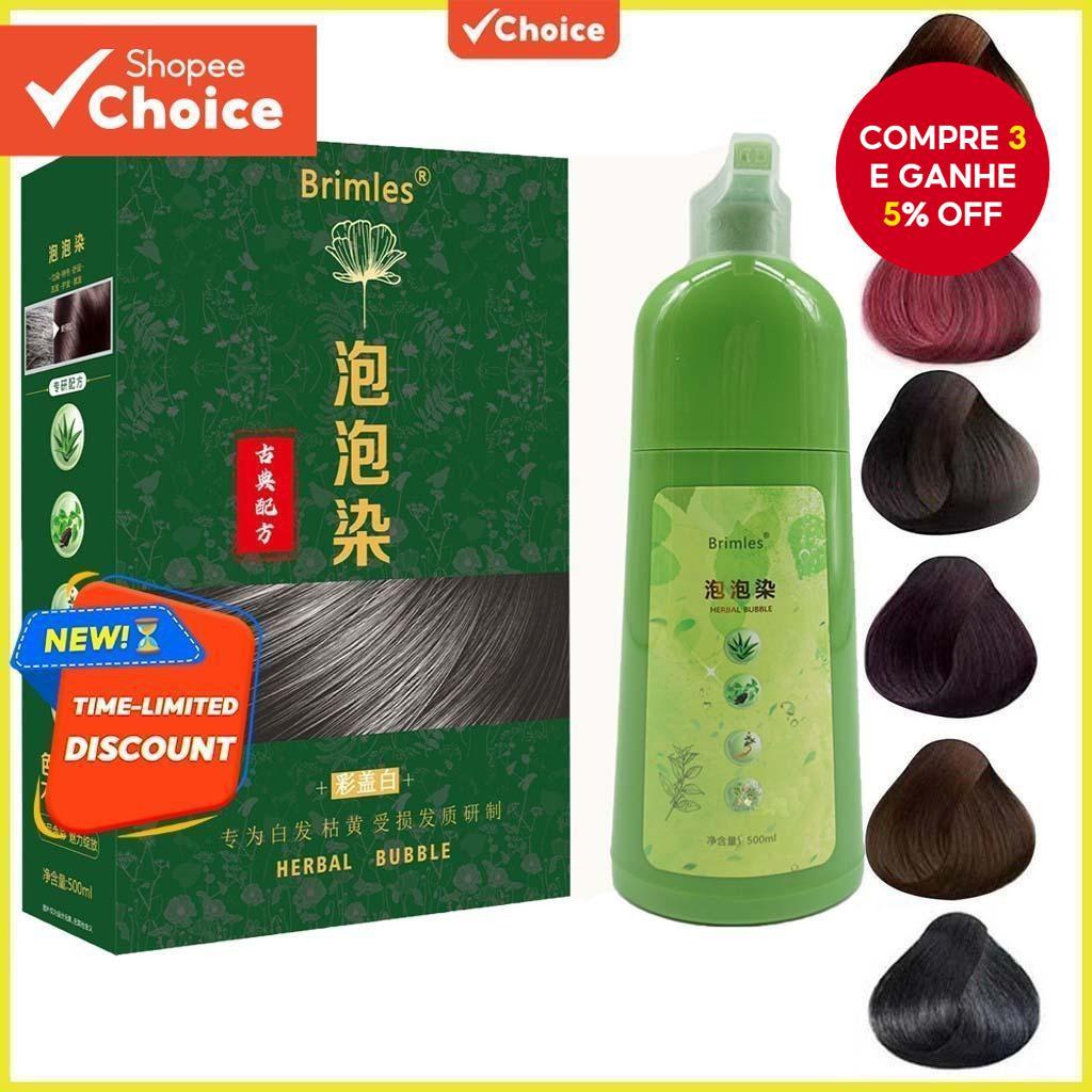 Shampoo De Cor De Cabelo À Base De Ervas 3 Em 1 C