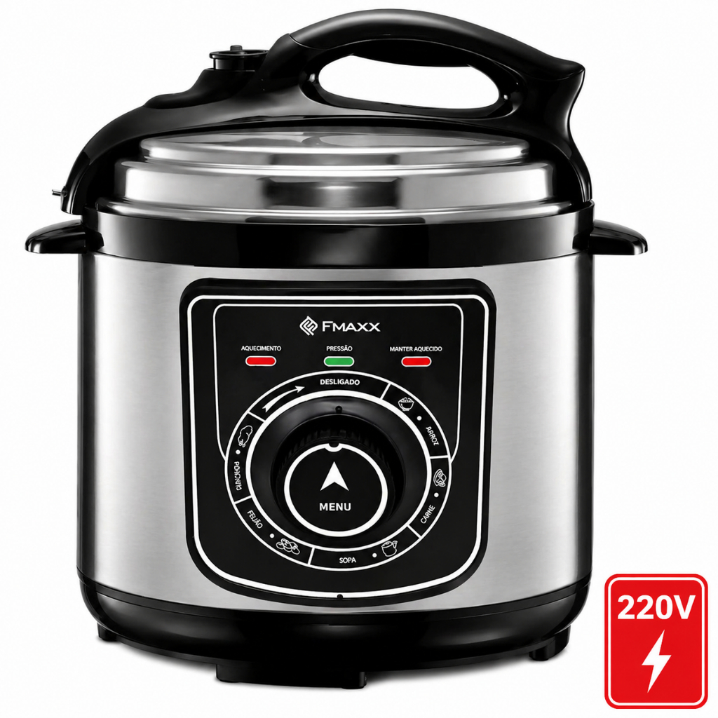 Panela De Pressão Elétrica Fmaxx Chef 4 Litros 8