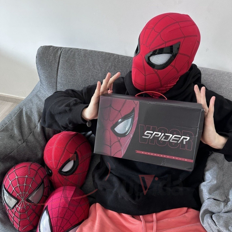 Máscara Elétrica Homem-Aranha Com Transformaçã