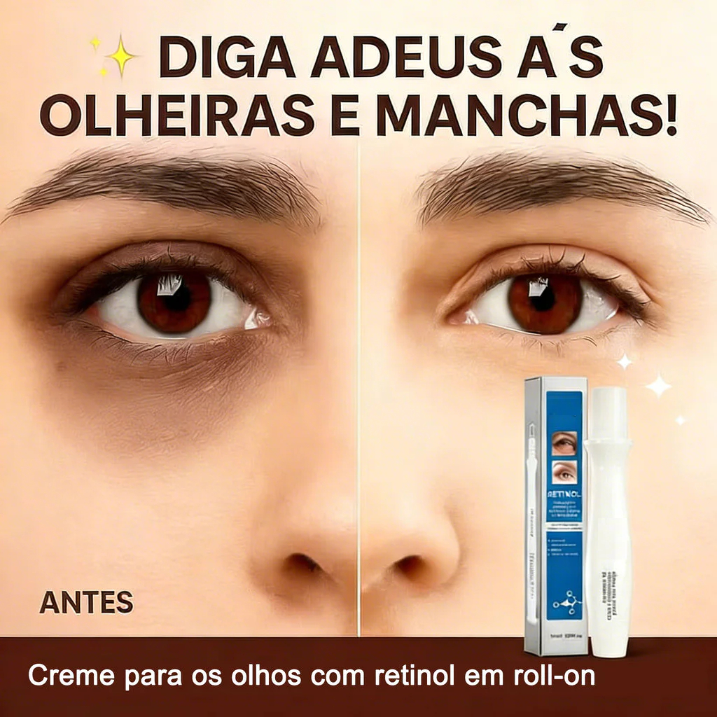 15ml Sérum de Retinol para Olhos com Rolo –