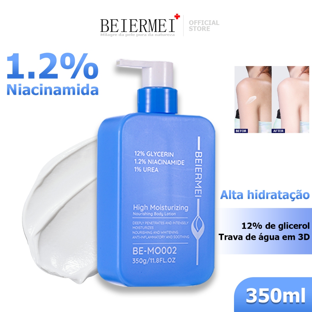 BEIERMRI Loção Hidratante Corporal / 1.2% Niacin