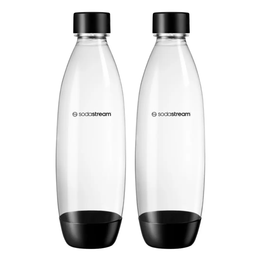 Conjunto de 2 Garrafas Plásticas 1 Litro SodaStre