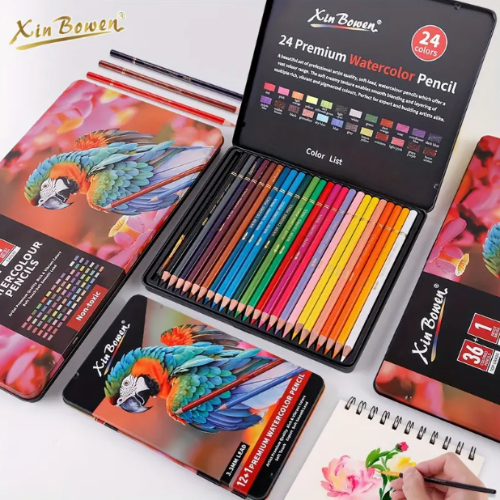 Kit 12/24/36 Cores Conjunto Profissional de Lápis