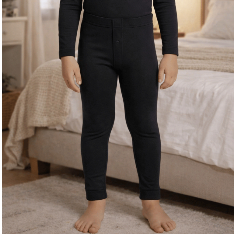 Calça Térmica Infantil Segunda Pele com Botão F