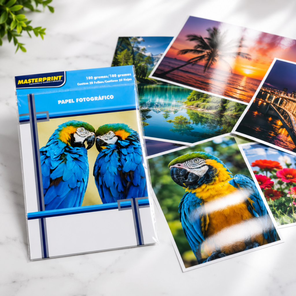 Papel Fotográfico High Glossy A4 180g Masterprint