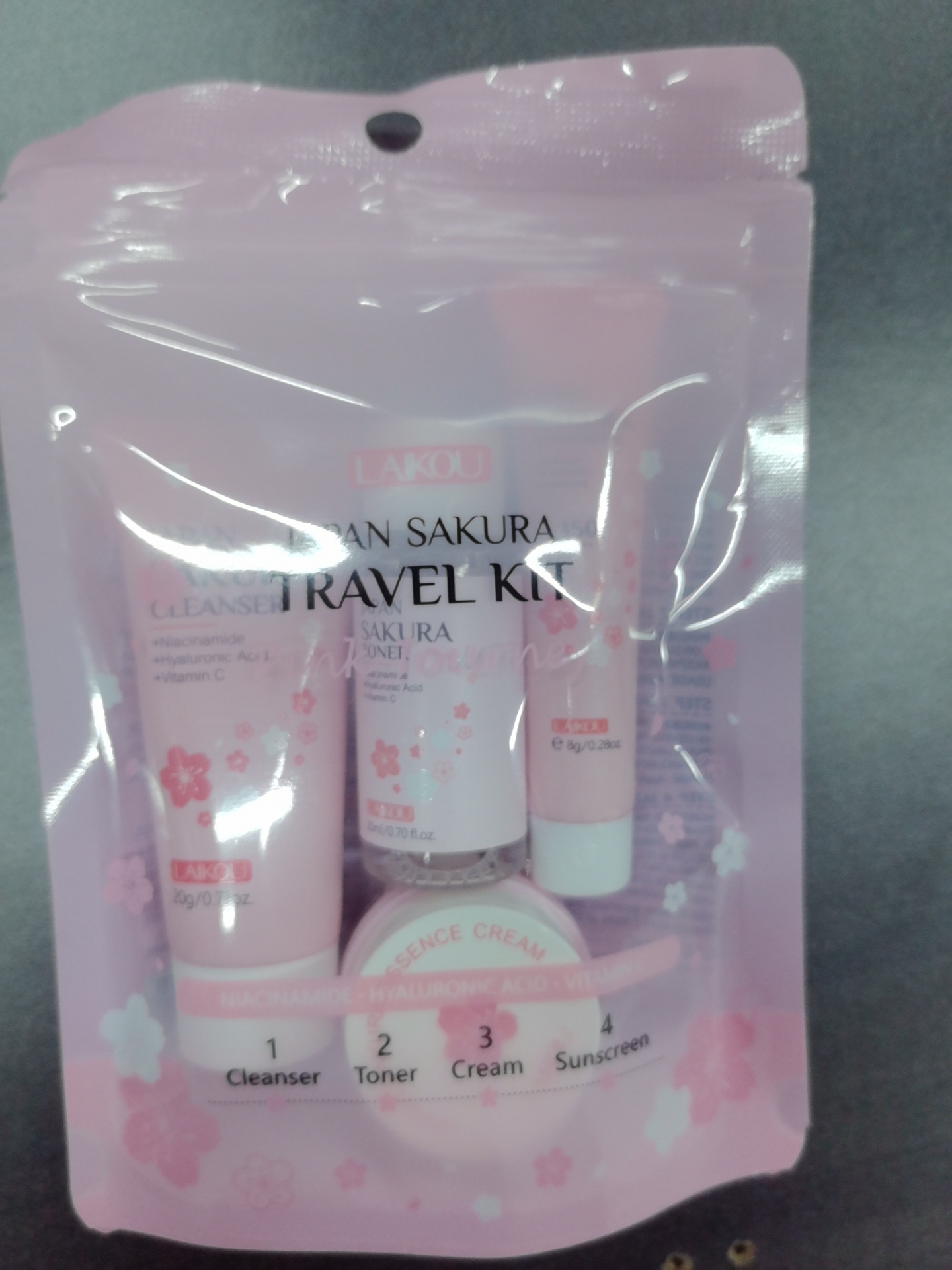 Conjunto de Cuidados com a Pele LAIKOU Japão Saku