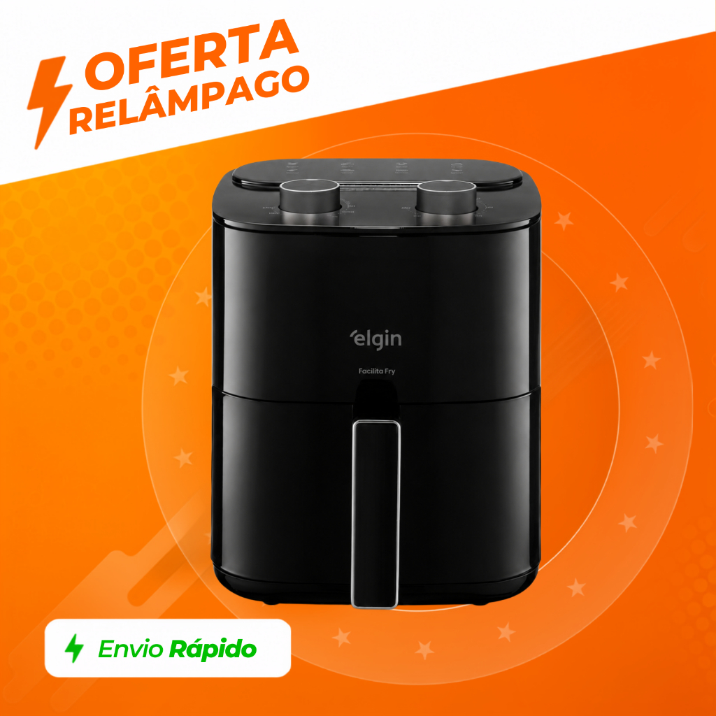 Fritadeira Air Fryer Facilita Fry 3,5 Litros Preta