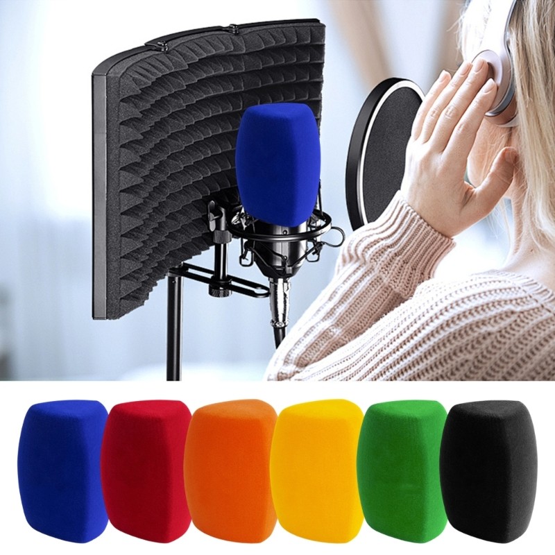 STE Microfones Portáteis Esponjas Capa Densidade 