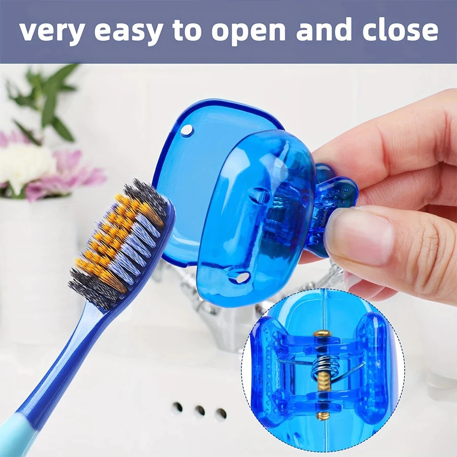 2/4/8pcs Clipe De Armazenamento De Escova De Dente