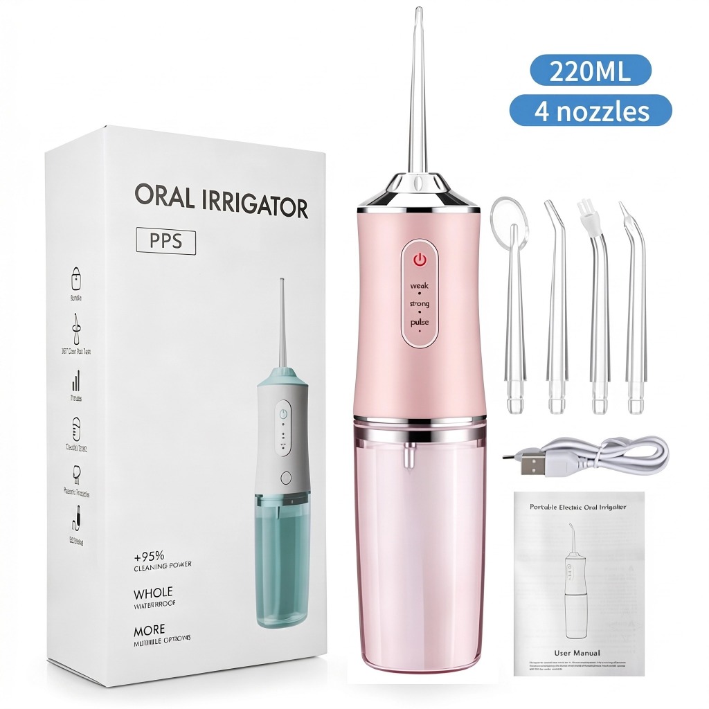 Irrigador Oral Portátil Limpeza Profunda Jato de