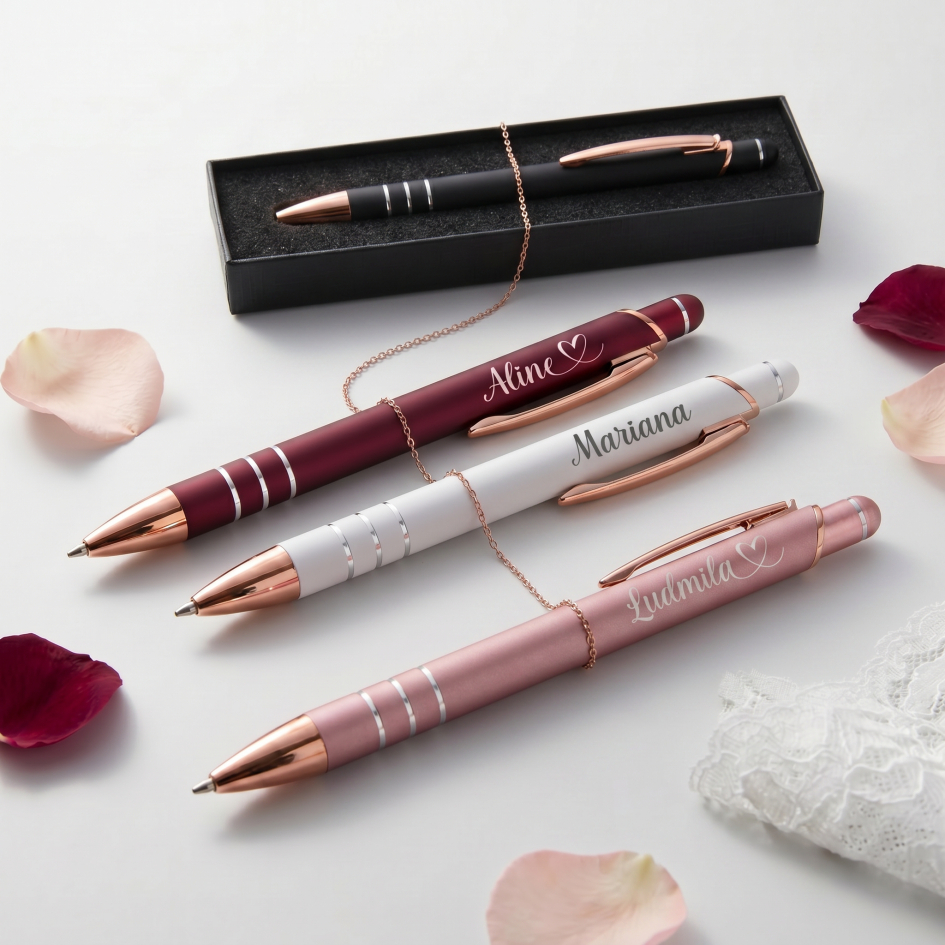 Caneta Personalizada com Nome e Estojo – Pre