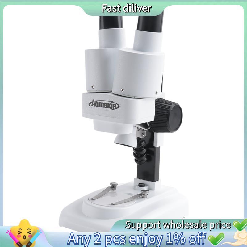 20X Microscópio Estéreo Binocular Com LED Para F