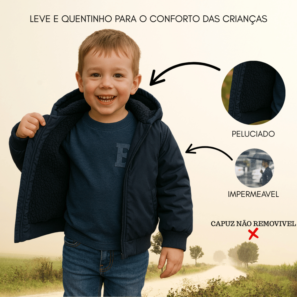 Casaco SHERPA de inverno peluciado sherpa 2026