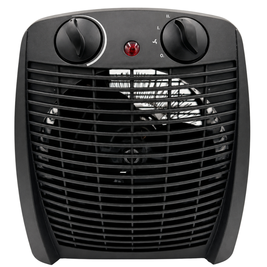 Aquecedor Elétrico Portátil 2 em 1 Aquece e Vent