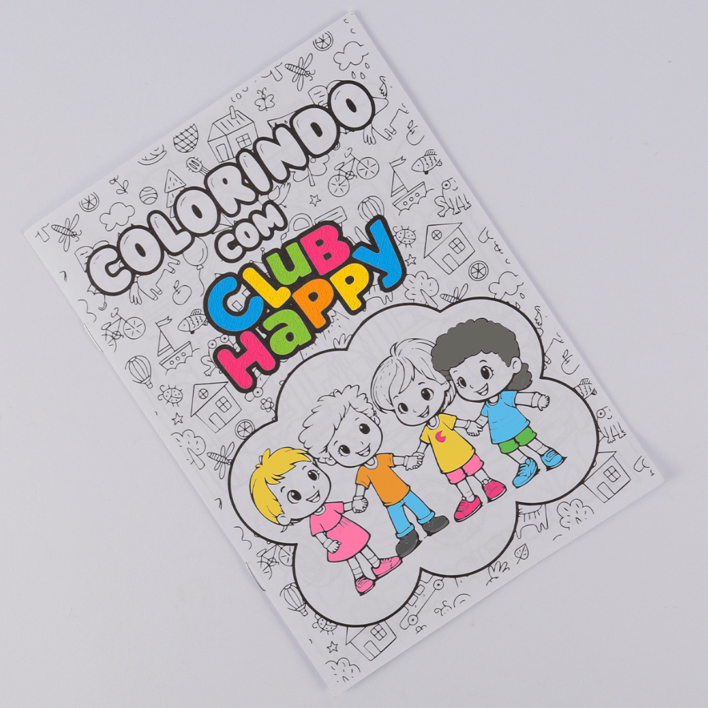 1 Livro De Colorir Club Happy Arteterapia Colorir 