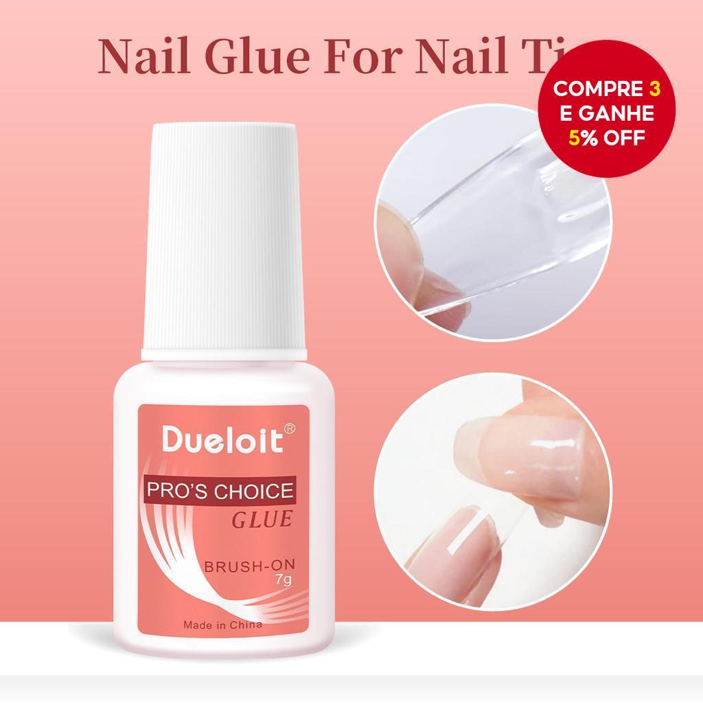 Cola Ultra Forte Para Unhas , 7g , Perfeita Pontas