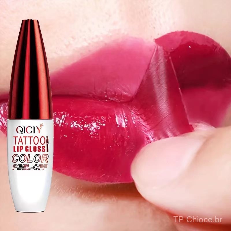 QICIY Peel Off Lip Stain Tatuagem Batom De Longa D