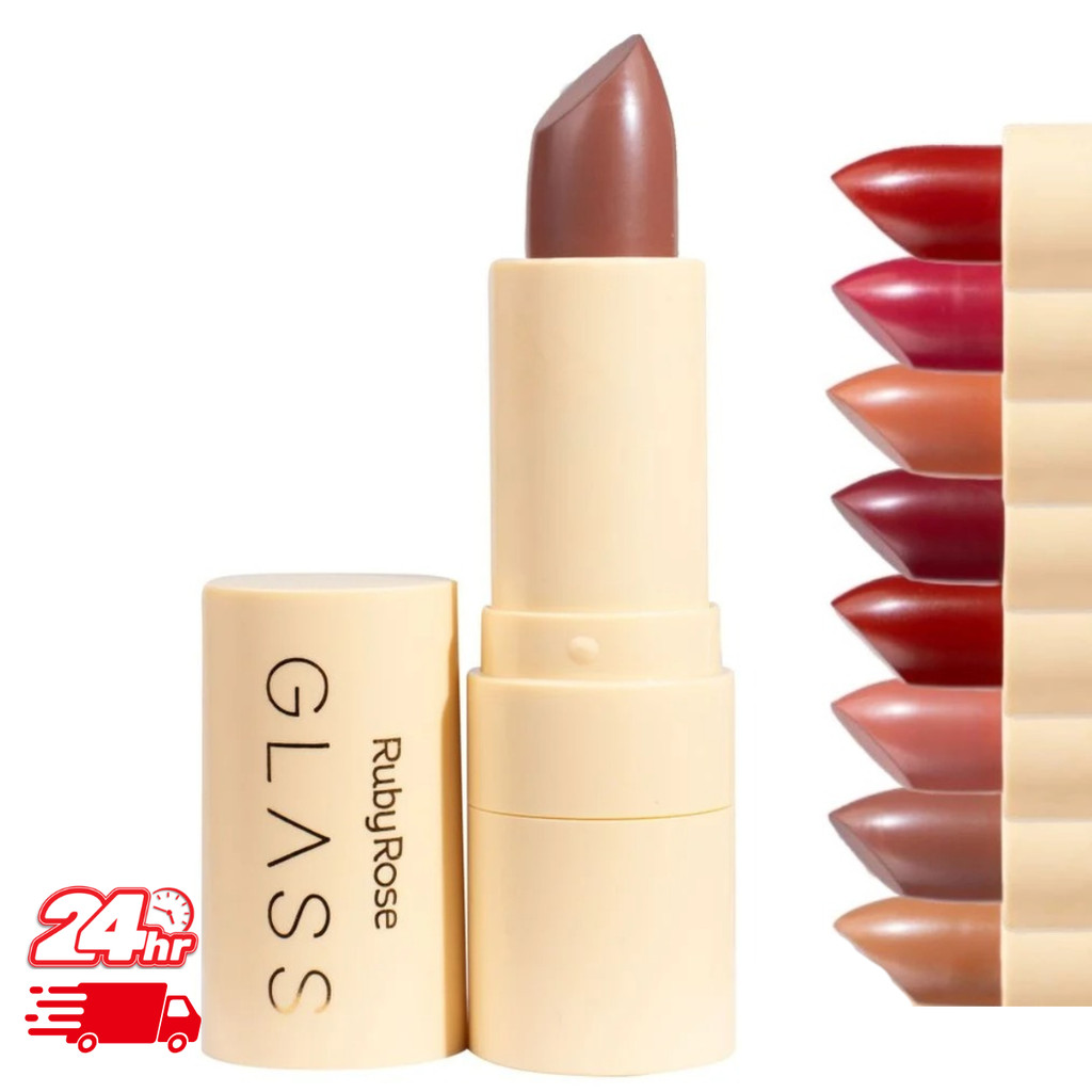 BATOM BALA VELVET GLASS RUBY ROSE – EFEITO A