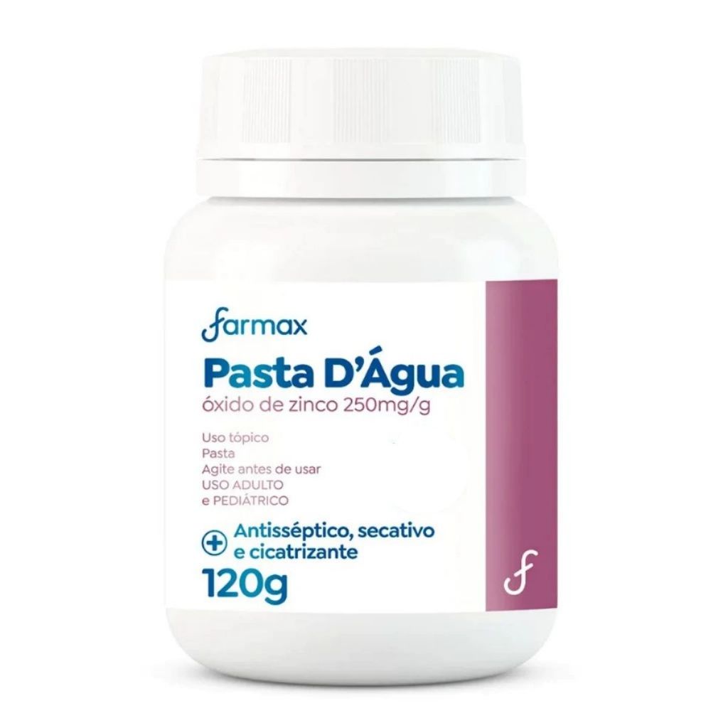 Pasta DÁgua Com Glicerina Pote Farmax 120g