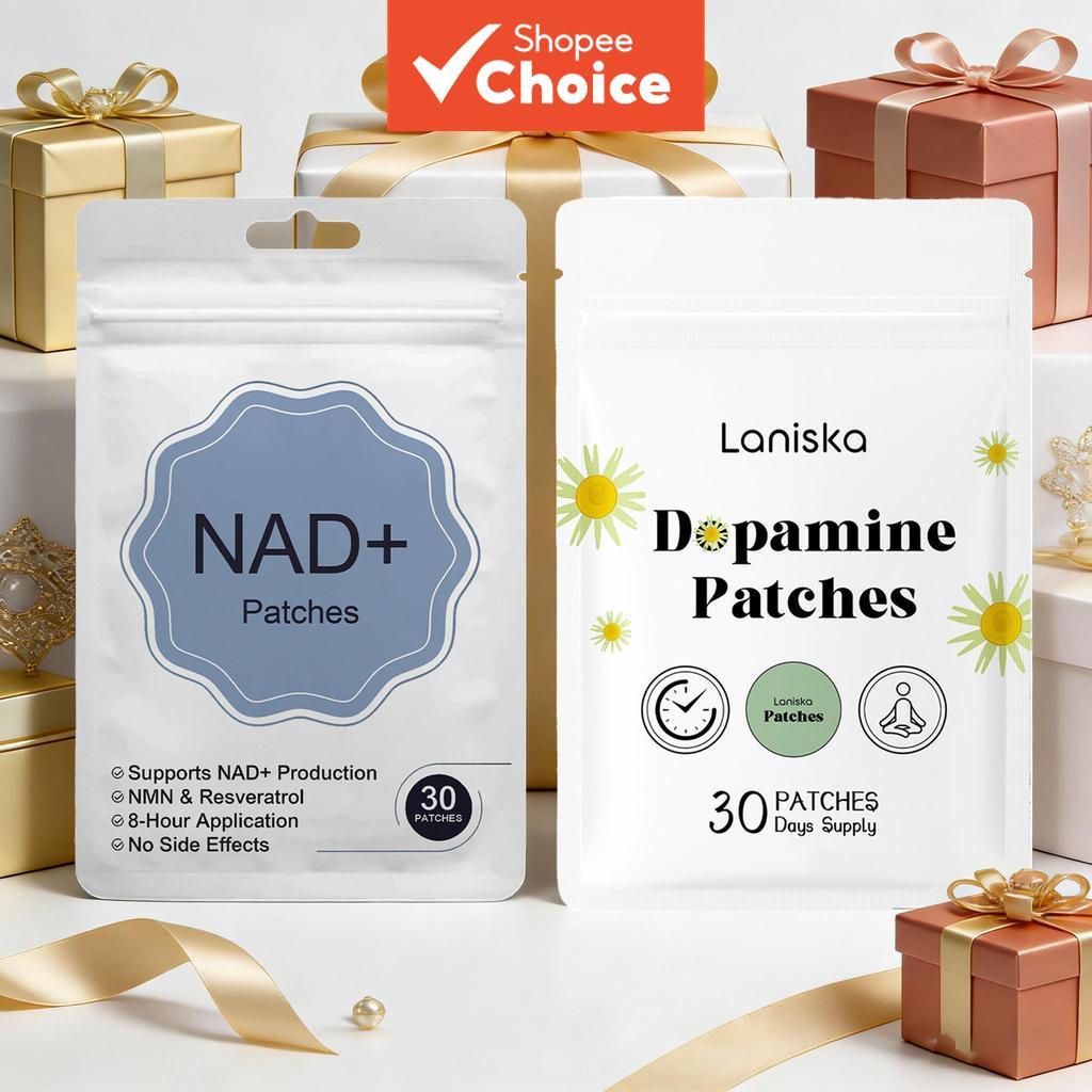 Pacote Transdérmico NAD + E Dopamina 60 Adesivos-