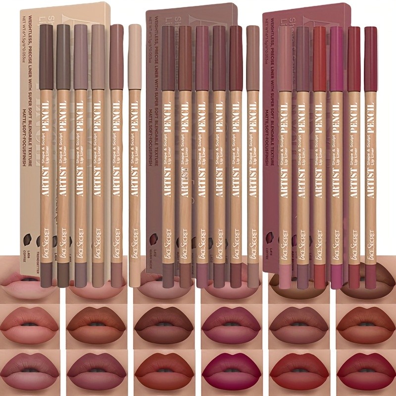 Forros Labiais Baratos Velvet Matte 6 Unidades : C