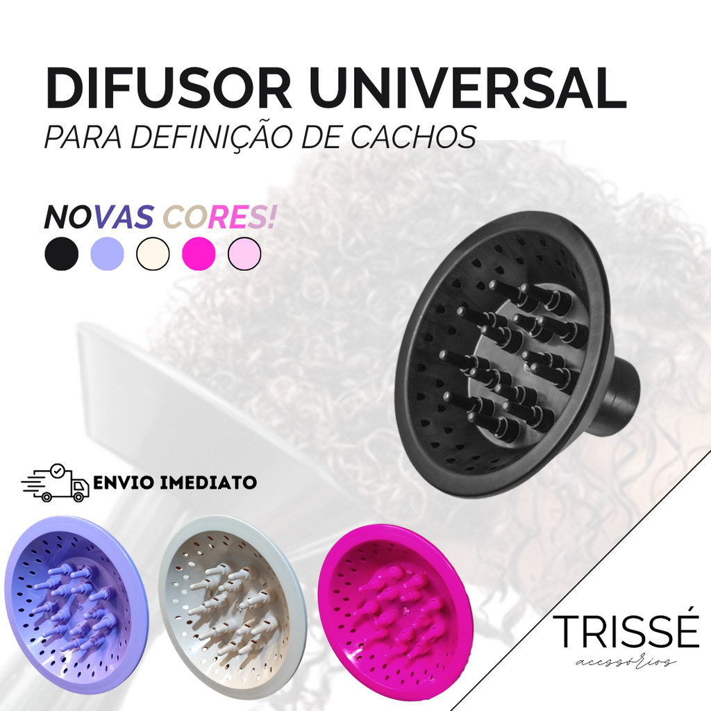 Difusor Cachos Universal Color Trissé Acessórios