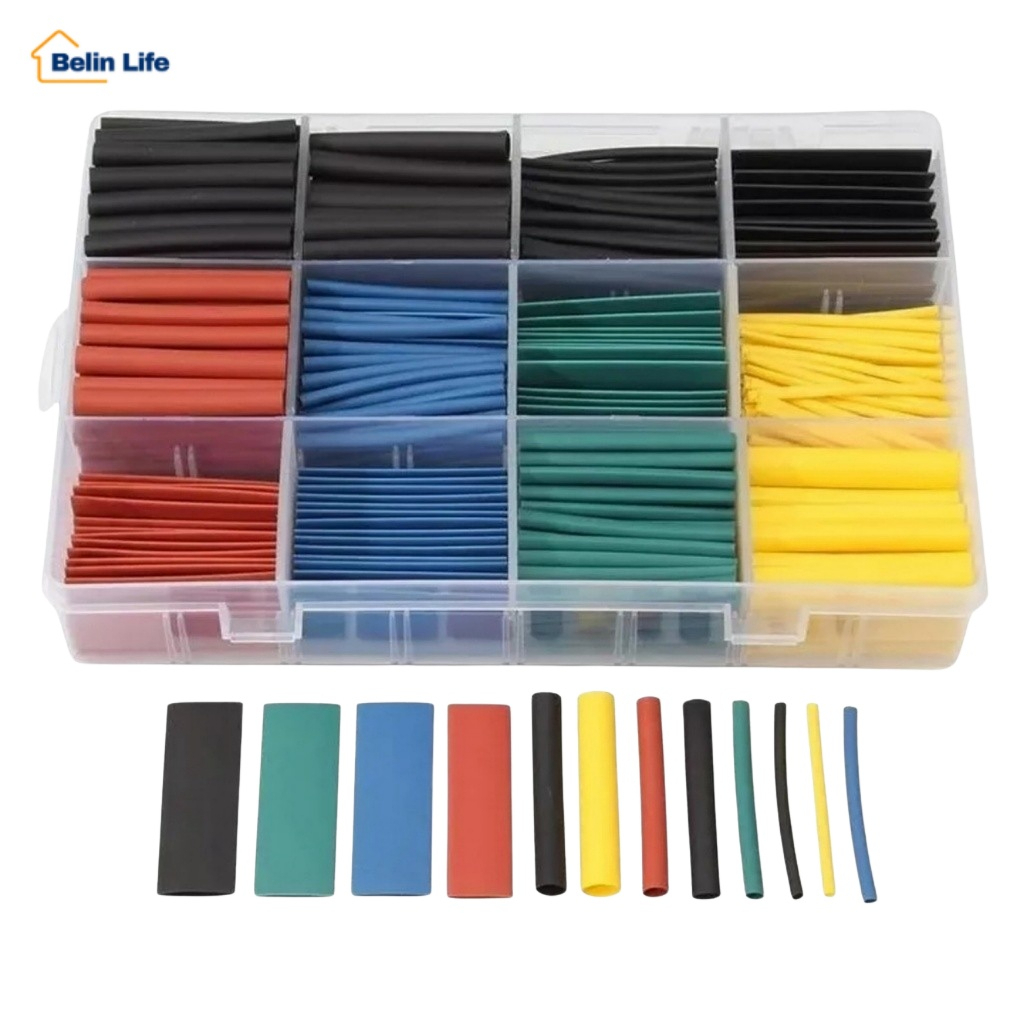 Kit 560 Tubos Termo Retrátil Colorido Isolante Es