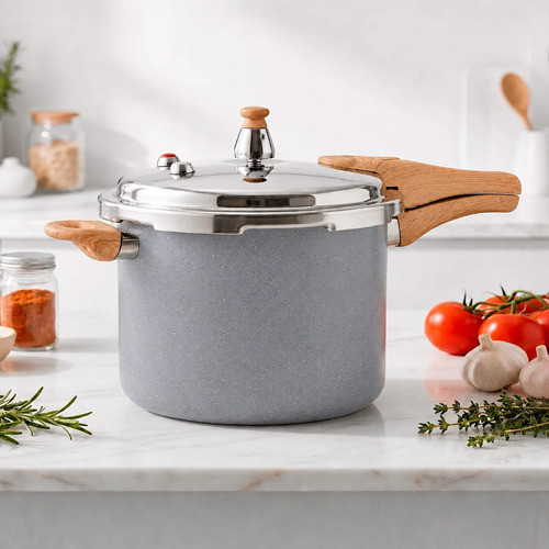 Panela De Pressão Indução Ecoglide 4,2l Grafite