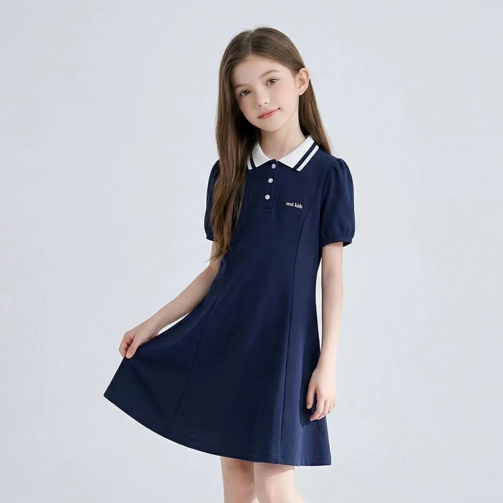 Meninas vestido de verão novo estilo crianças go