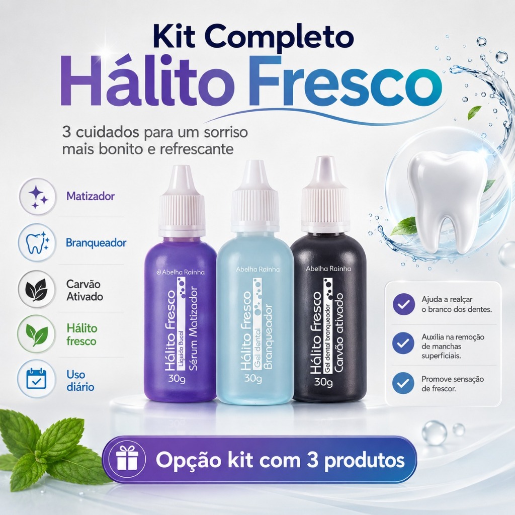 Clareador Dental Gel Branqueador Dentes Brancos Ca