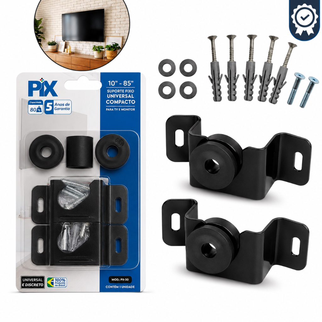 Suporte Tv E Monitor Fixo Universal LED / LCD R