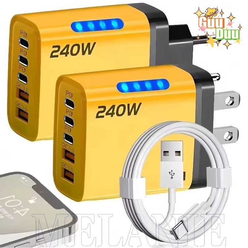 [Guudu] Carregador Rápido De 240 W Tipo C-Cabo US