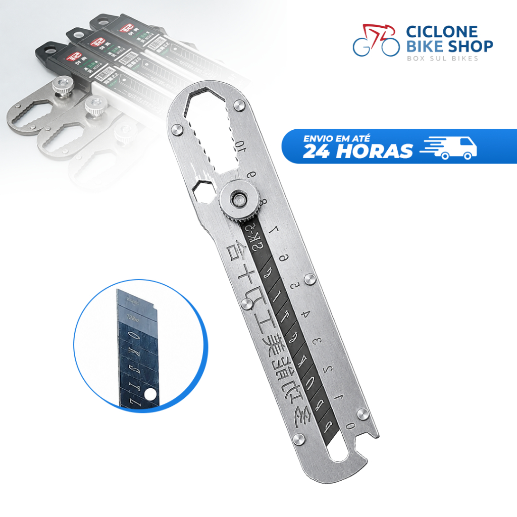 Estilete Profissional Com Trava Aço Inox Maciço