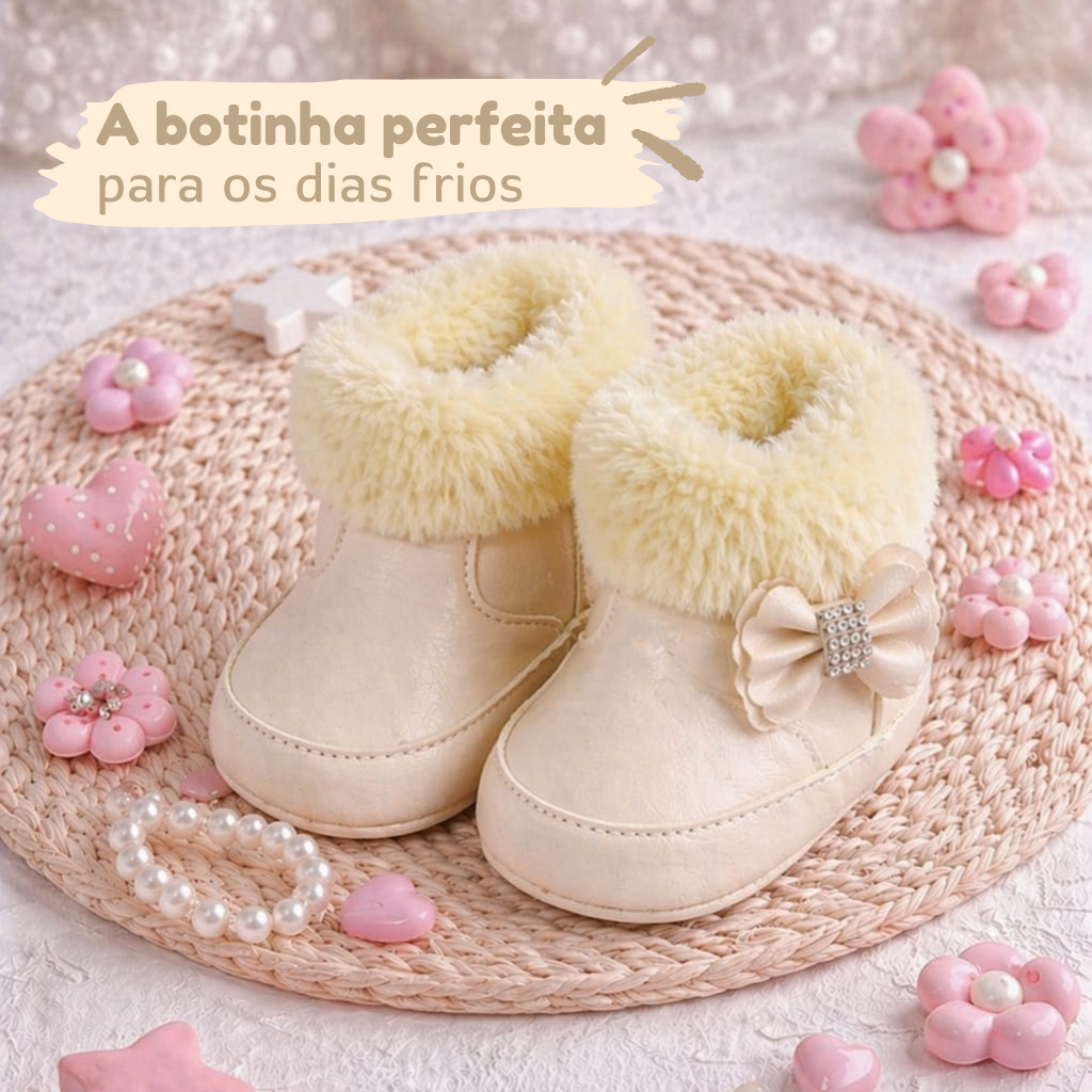 Bota Infantil Feminina Casual  Leve, Confortável 