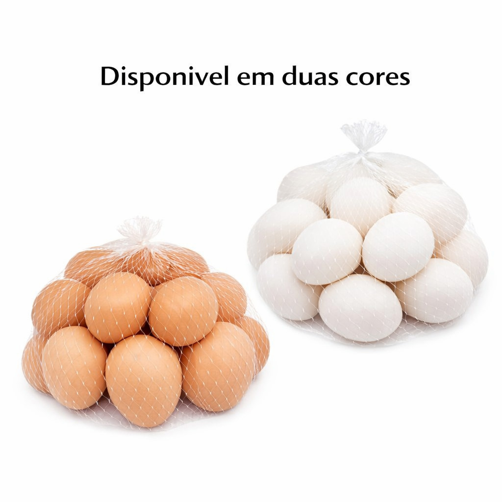 Kit 3 – 24 Ovos Caipira de Plástico Ovo Fal