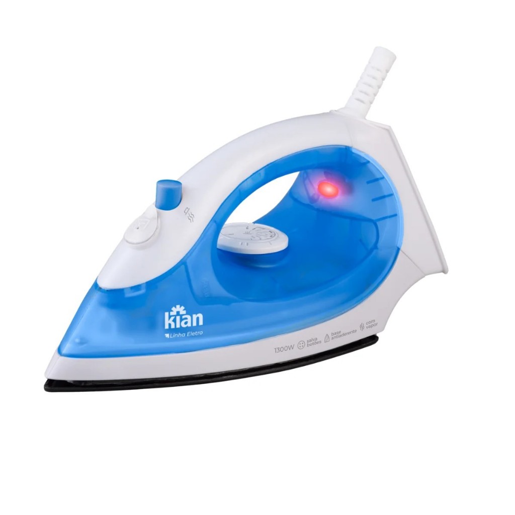 KIAN FERRO DE PASSAR A VAPOR BASE ANTIADERENTE 127