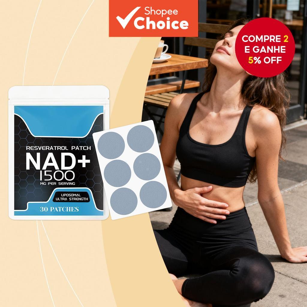 Resveratrol Patch NAD+ 1500 – Ultra Força L