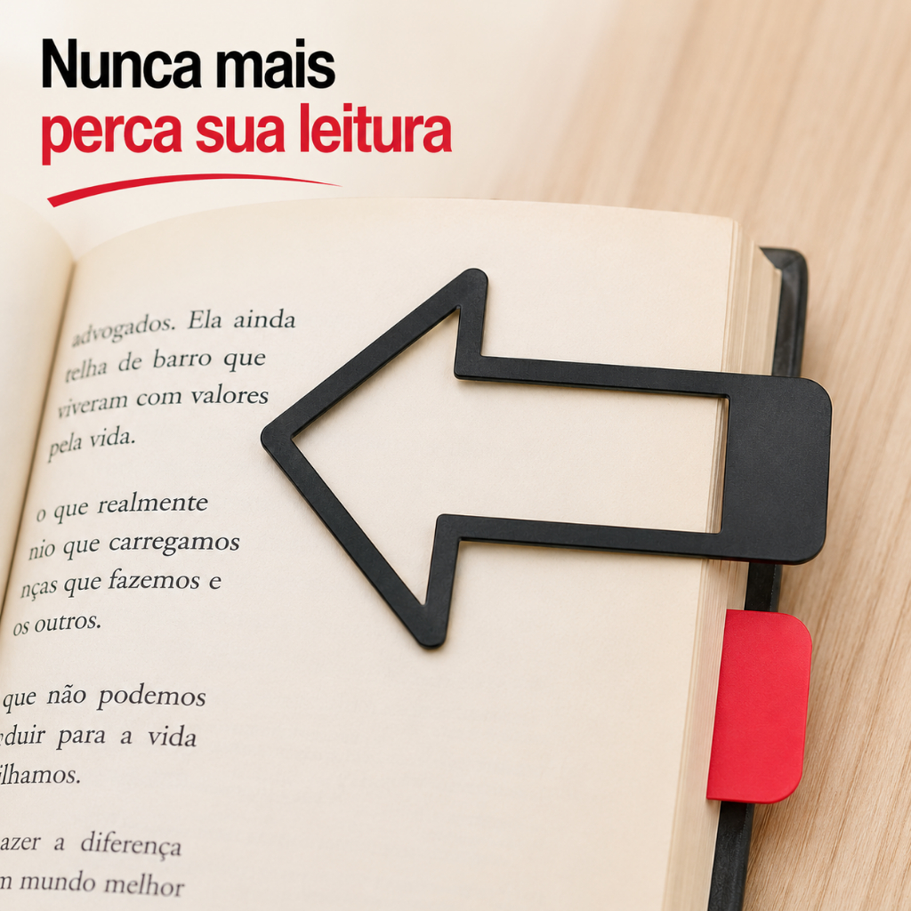 kit 20 Marcador de Página Tipo Seta- Marcador de 