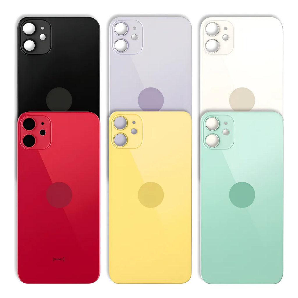 Tampa Traseira Vidro Para iPhone 11 Com Furo Maior