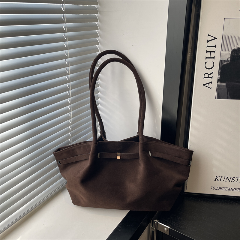 Bolsa De Ombro De Camurça Vintage , Exclusiva De 