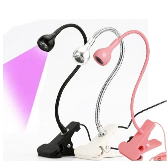Mini Lâmpada Led USB De Mesa Com Clipe Flexível 