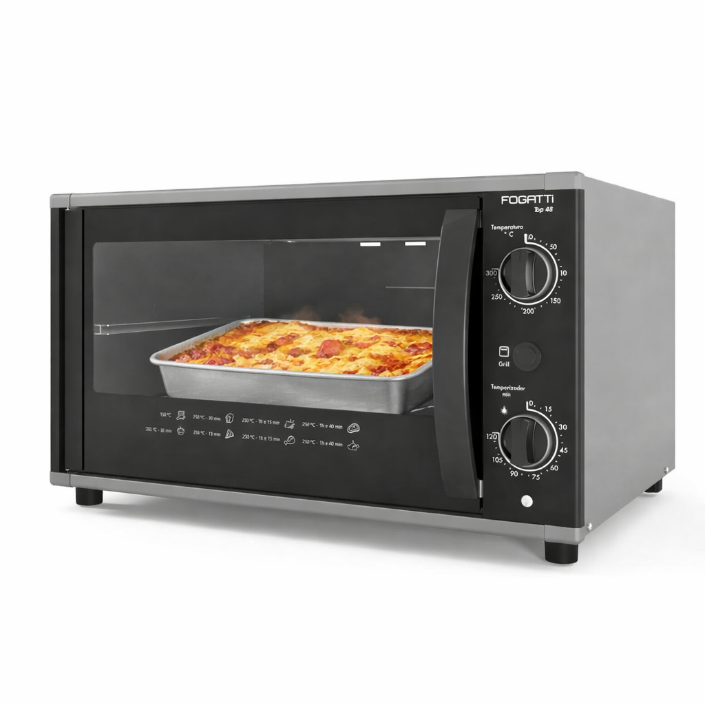 Forno Elétrico 48Litros Fogatti Top48  Dupla Resi