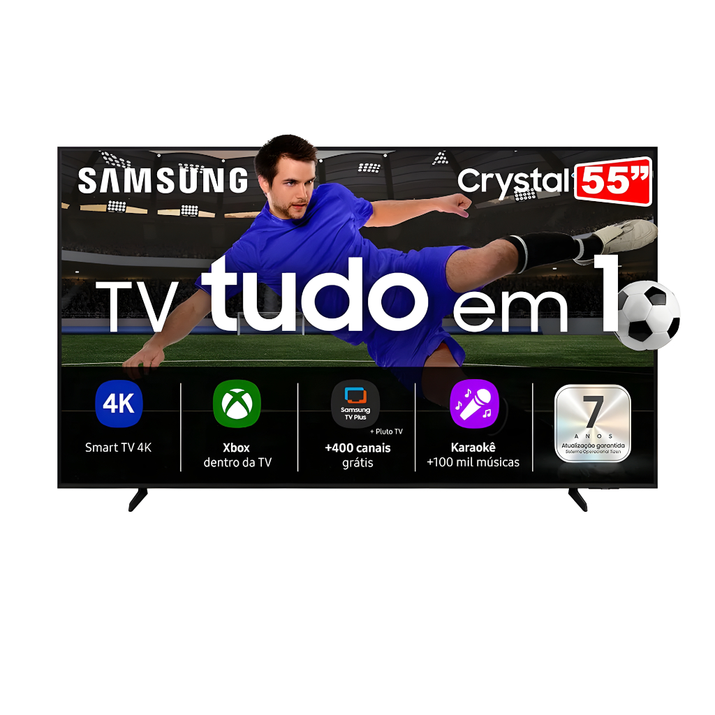 Smart Tv Samsung 55 Crystal LED UHD 4k Tizen HDR 1