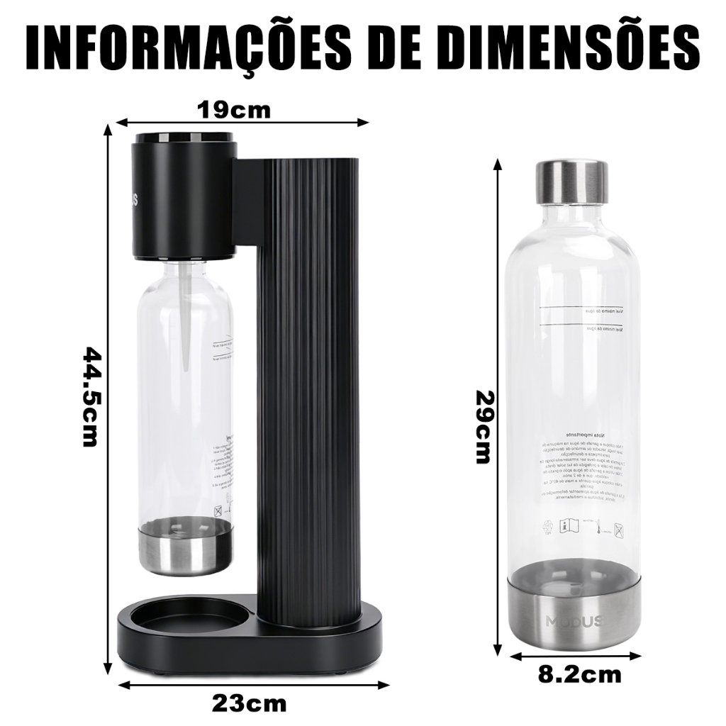 Máquina de Água com Gás Caseira, Tecnologia e D