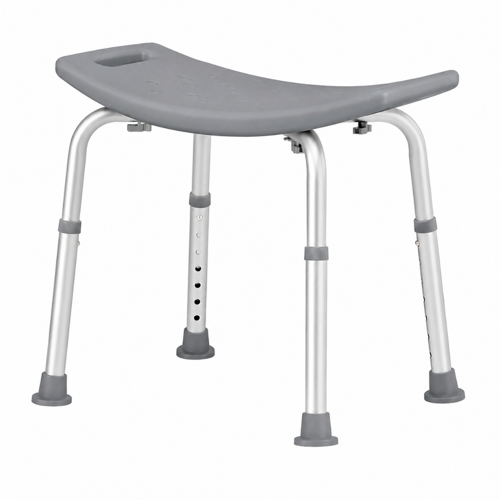 Banco Banqueta Banho Para Idoso Regulavel 130kg &#