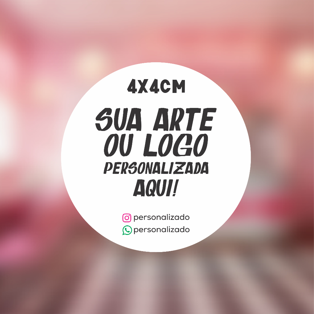 Adesivos Personalizados 4×4 cm – 1000 u