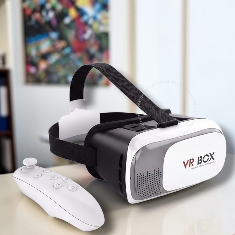 Óculos VR Box 2.0 Cardboard Realidade Virtual 3D 