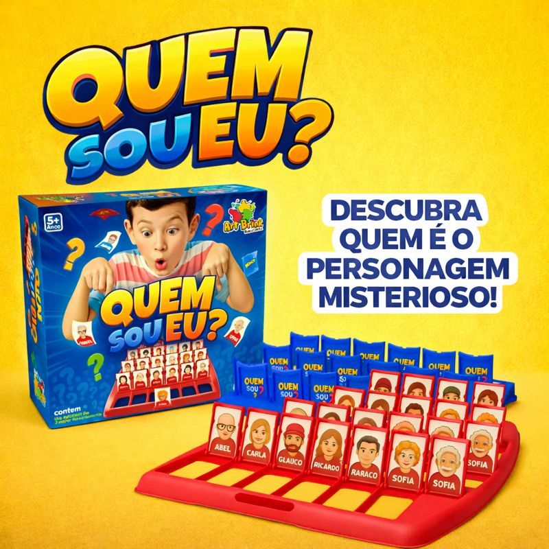 Jogo Quem Sou Eu Educativo Para Crianças Brinqued