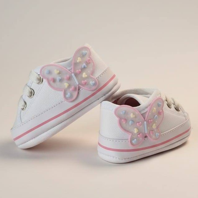 Tenis de bebe menina Borboleta – jardim enca